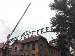 Entrada al campo de concentración Auschwitz