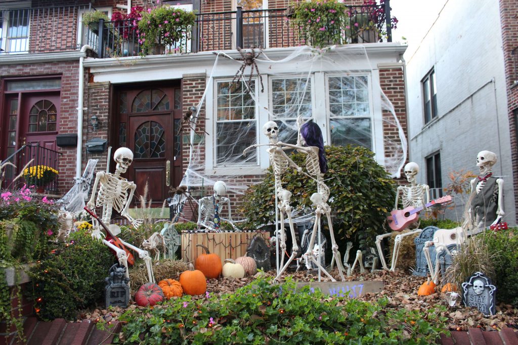Casas decoradas halloween brooklyn propect