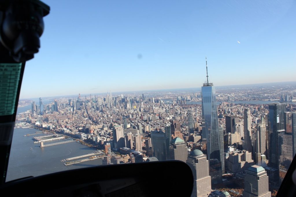 One World Observatory helicoptero